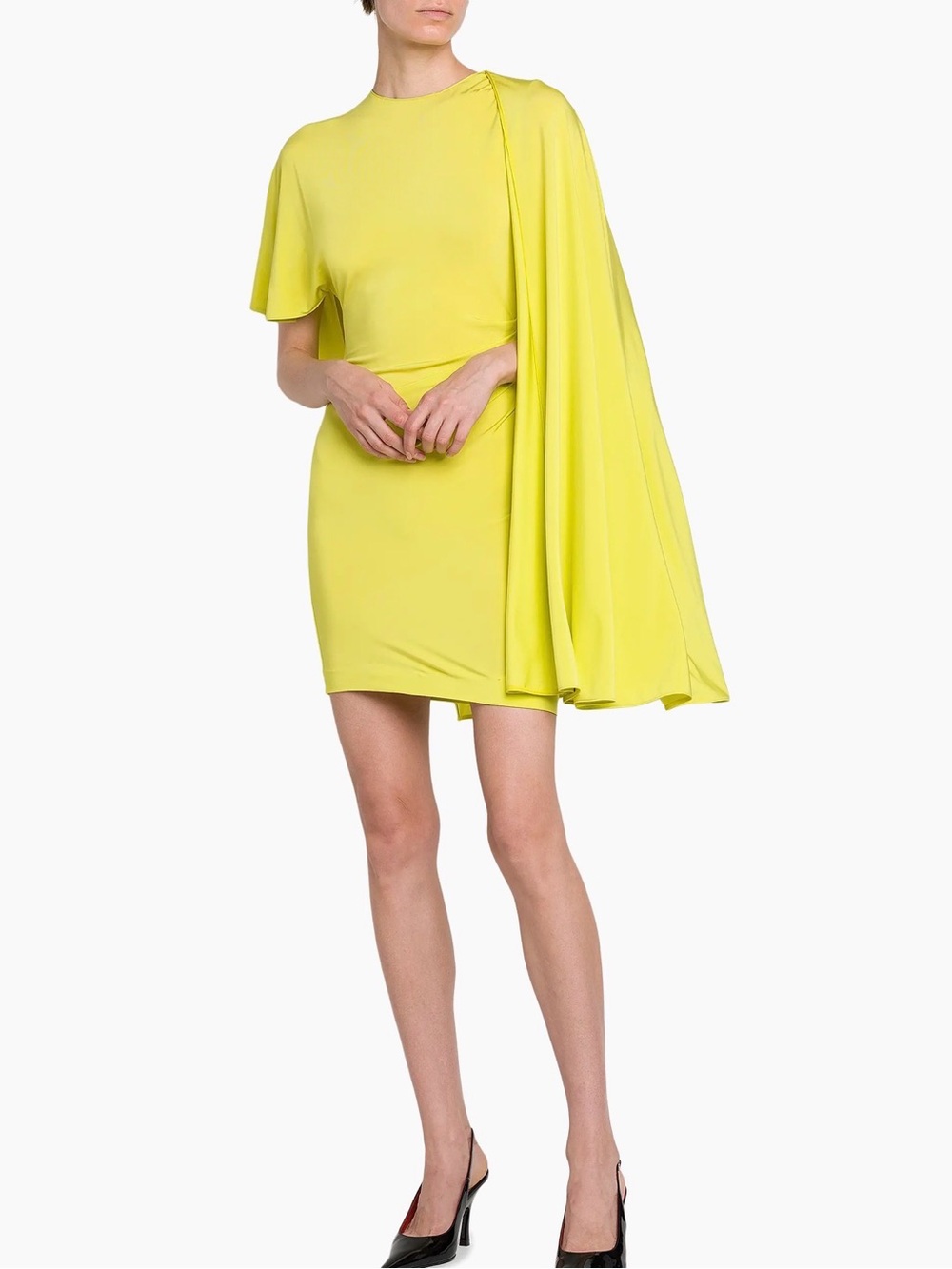 Stella McCartney Asymmetric Jersey Minidress size 44/us size 8-10 - Picture 3 of 15